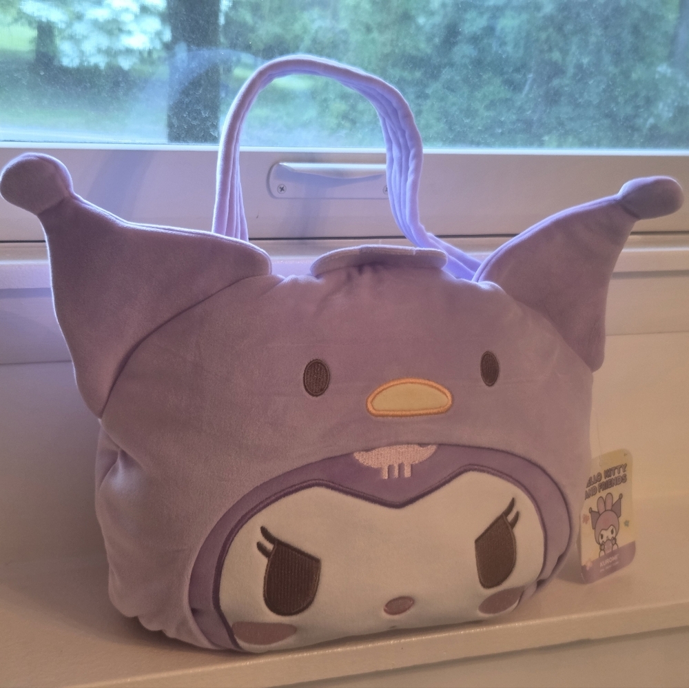 Hello Kitty "Kuromi" By Sanrio Plush Basket - Great For EASTER!
